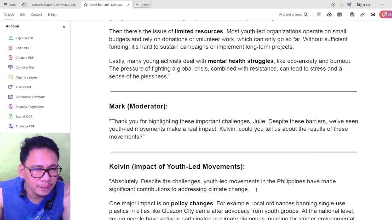 Climate Change and Youth Activism
