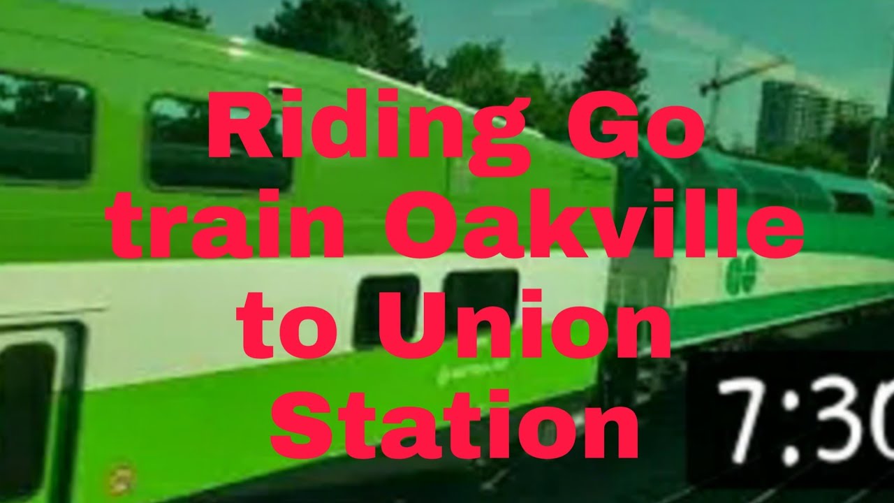Riding Go Train.Oakville Station to Union Station/OslocVlog