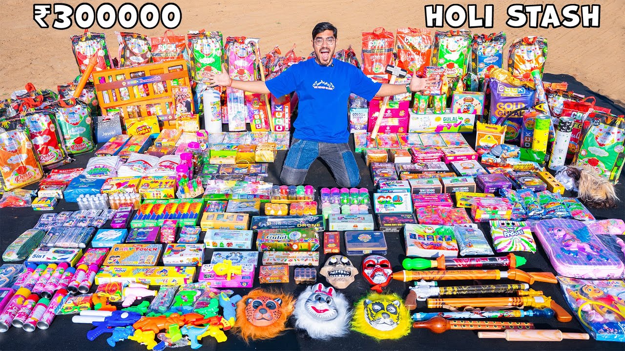 New 2024 Holi Stash Worth ₹300000 - अब होली होगी और भी मज़ेदार🔥