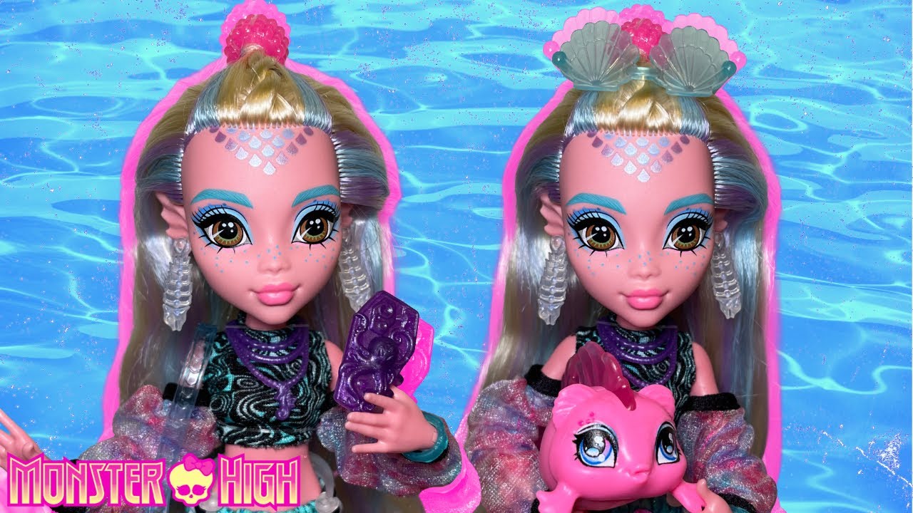 НОВАЯ кукла Monster High LAGOONA BLUE Core V3: распаковка и обзор! 🫧🩵