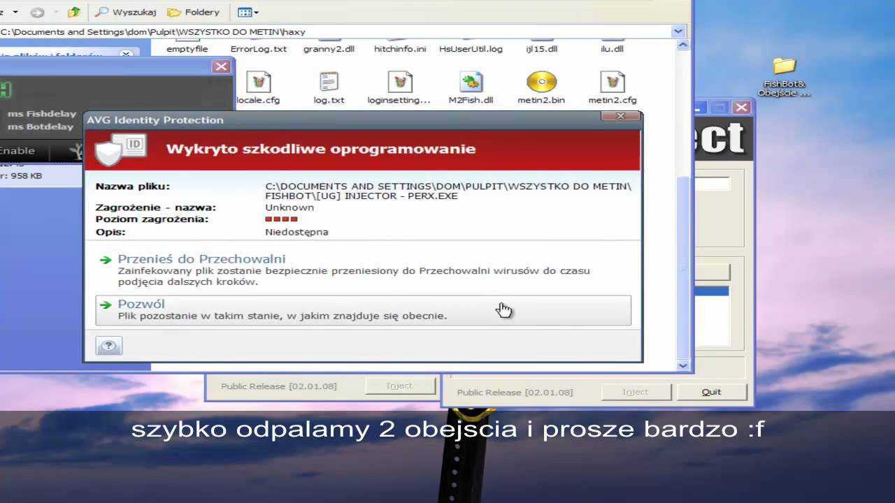 Fishbot metin2 PL LUTY 2011 DZIAłA LUTY PO AKTUALIZACJI