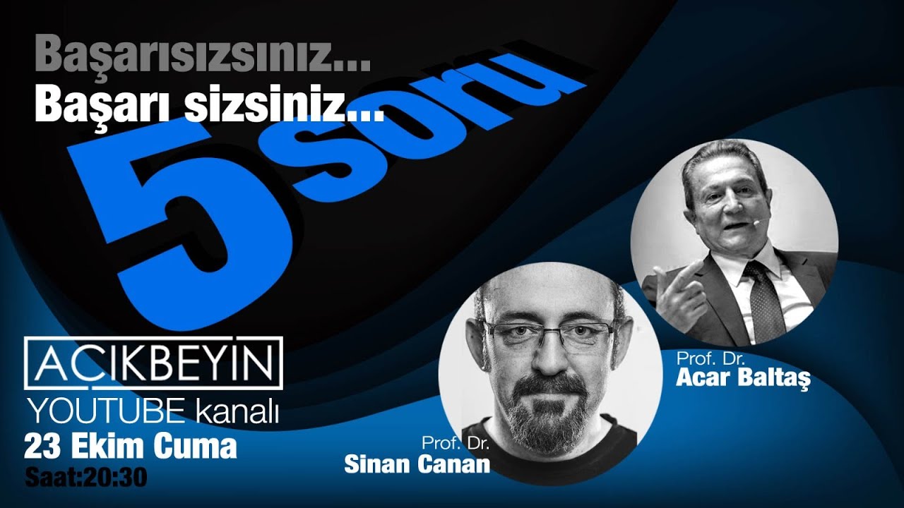 Acar Baltaş | Sinan Canan ile 5 Soru | 13.Bölüm