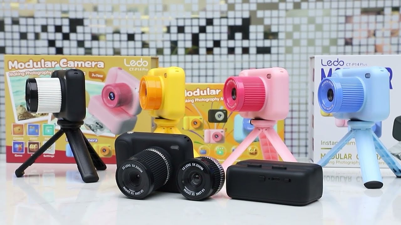 2024 New Design Kids Instant Print Camera Toy CT-P14 With Tripod & Multiple Accessories Optional