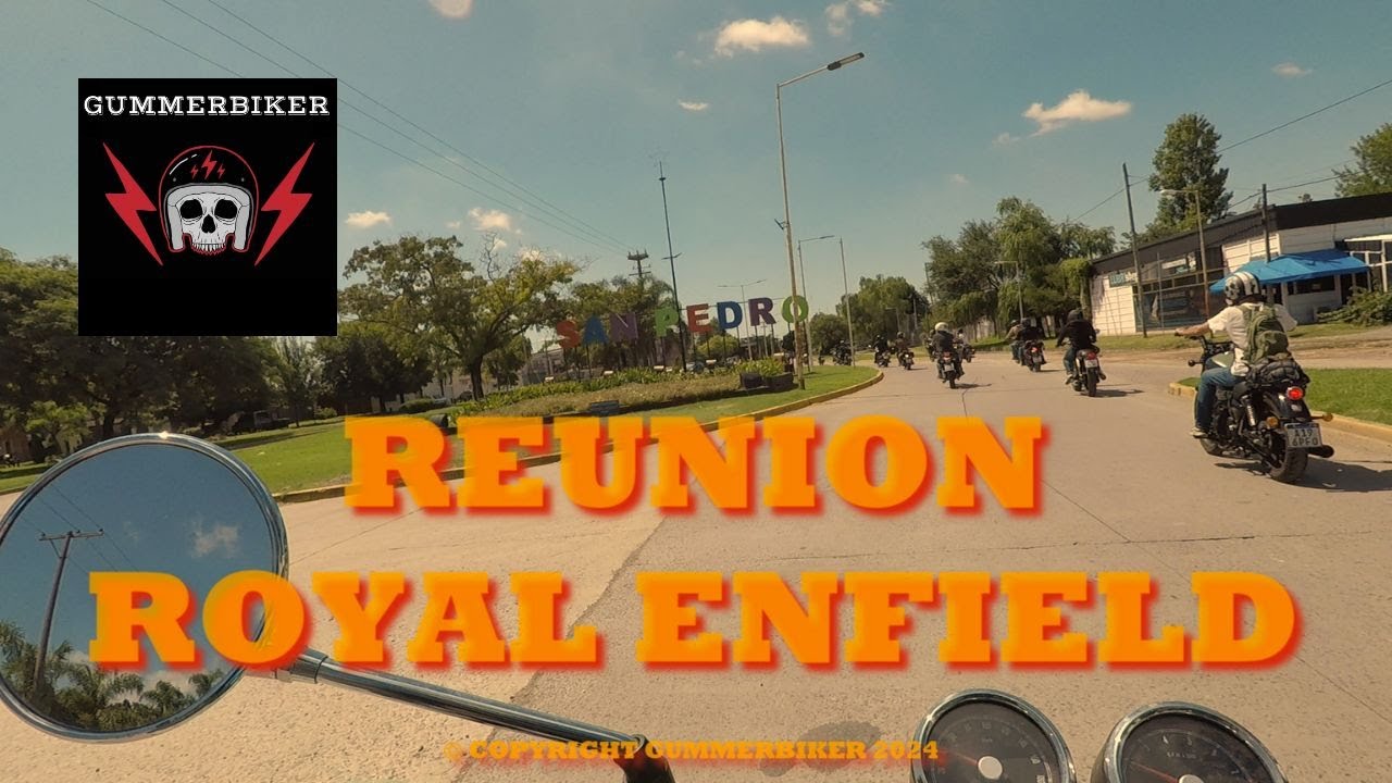 NOS PARA LA POLICIA, UNA CAIDA Y UNA RIFA... EVENTO ROYAL ENFIELD SAN PEDRO, BUENOS AIRES