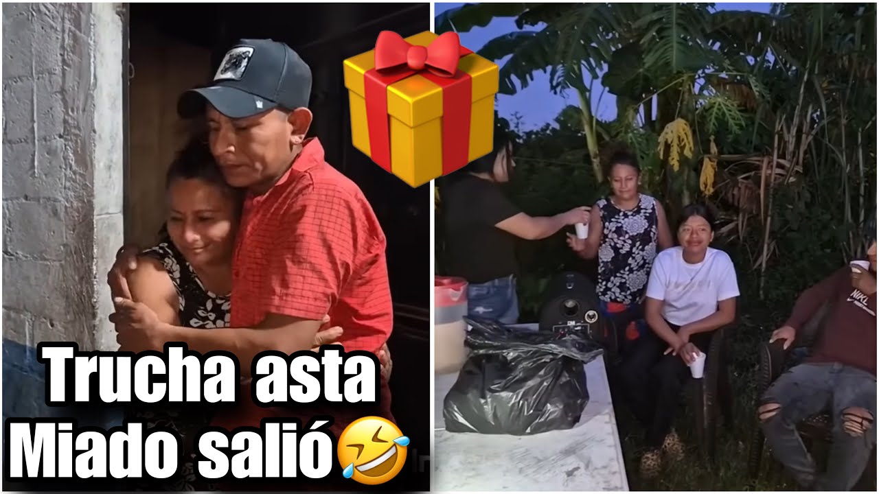 Chentia le echo el mañanero a trucha por su cumpleaños/Salio asta sudando trucha😂