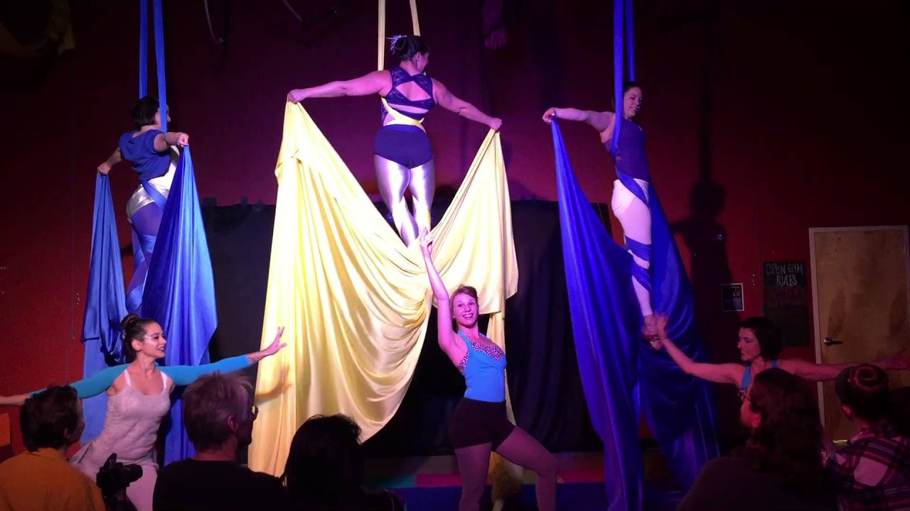 Aerial Silks Group Performance - Winter Student Showcase 2015