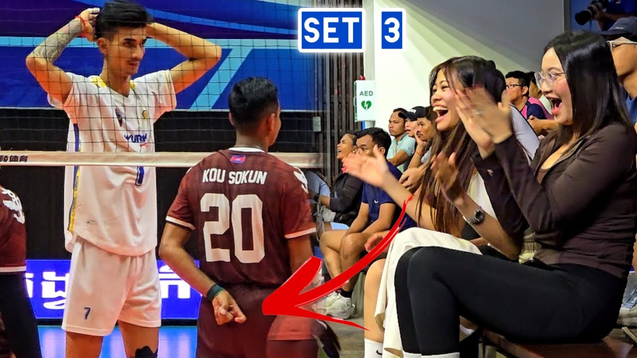 ហេហេ សប្បាយហោរ៍ណាស់ Fans បាល់ទះយើង - វិសាខា V.s កោះកុង មិនធម្មតាទេ [ SET 3 ] - 09 02 2026