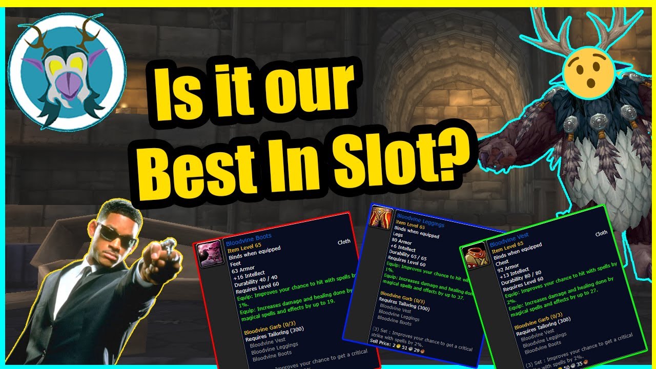 The TRUTH About Bloodvine!  - A Classic WoW Balance Druid/Moonkin Gear Discussion!