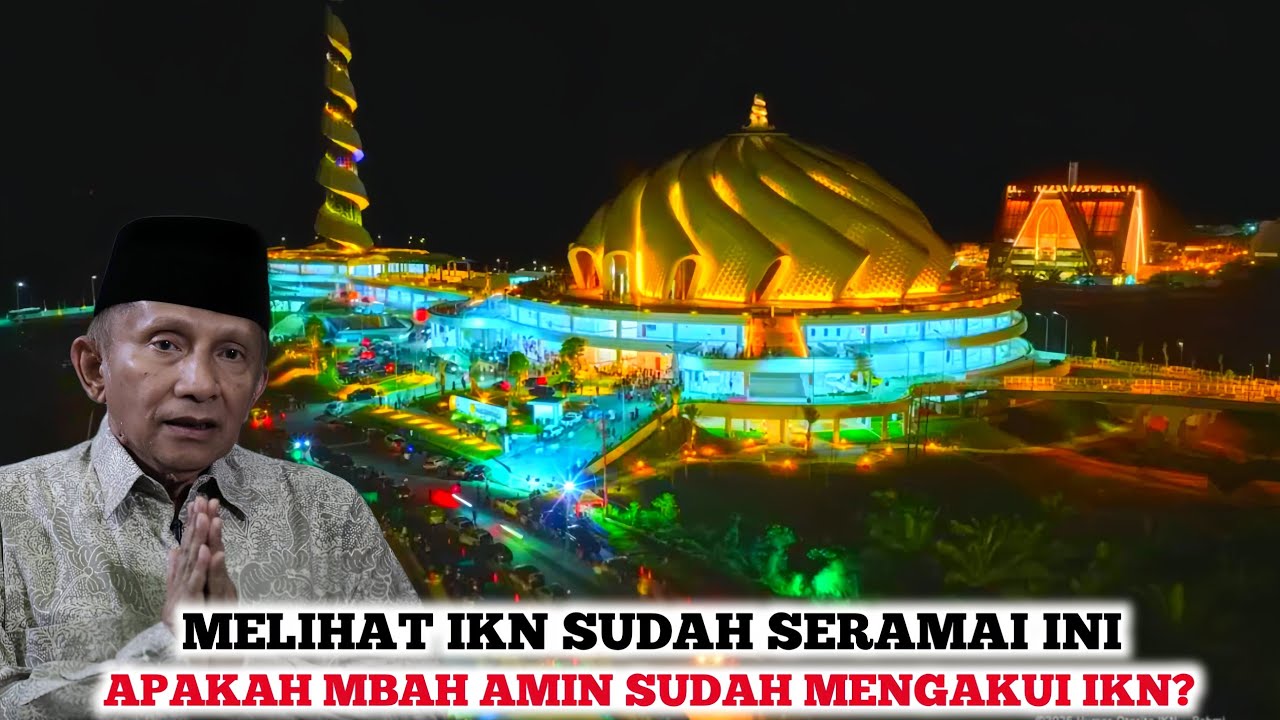 IKN SEMAKIN INDAH❗️Menjelang Lebaran Pengunjung Semakin Ramai Yang Datang ke Masjid Negara IKN
