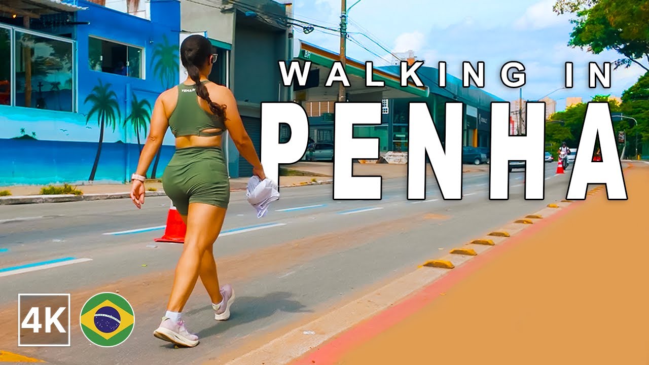 Exploring Penha, São Paulo - A Real-Life Walking Tour 4K