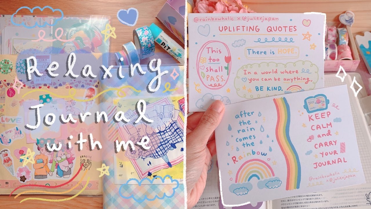 Real Time Journal With Me | Pastel Rainbow Theme 🌈  | Rainbowholic