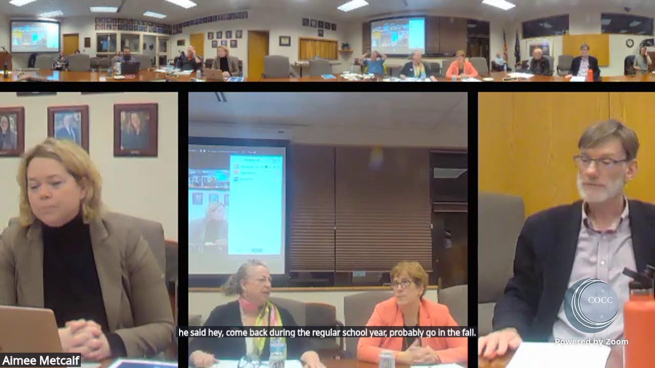 COCC Board of Directors - April 2025 Meeting