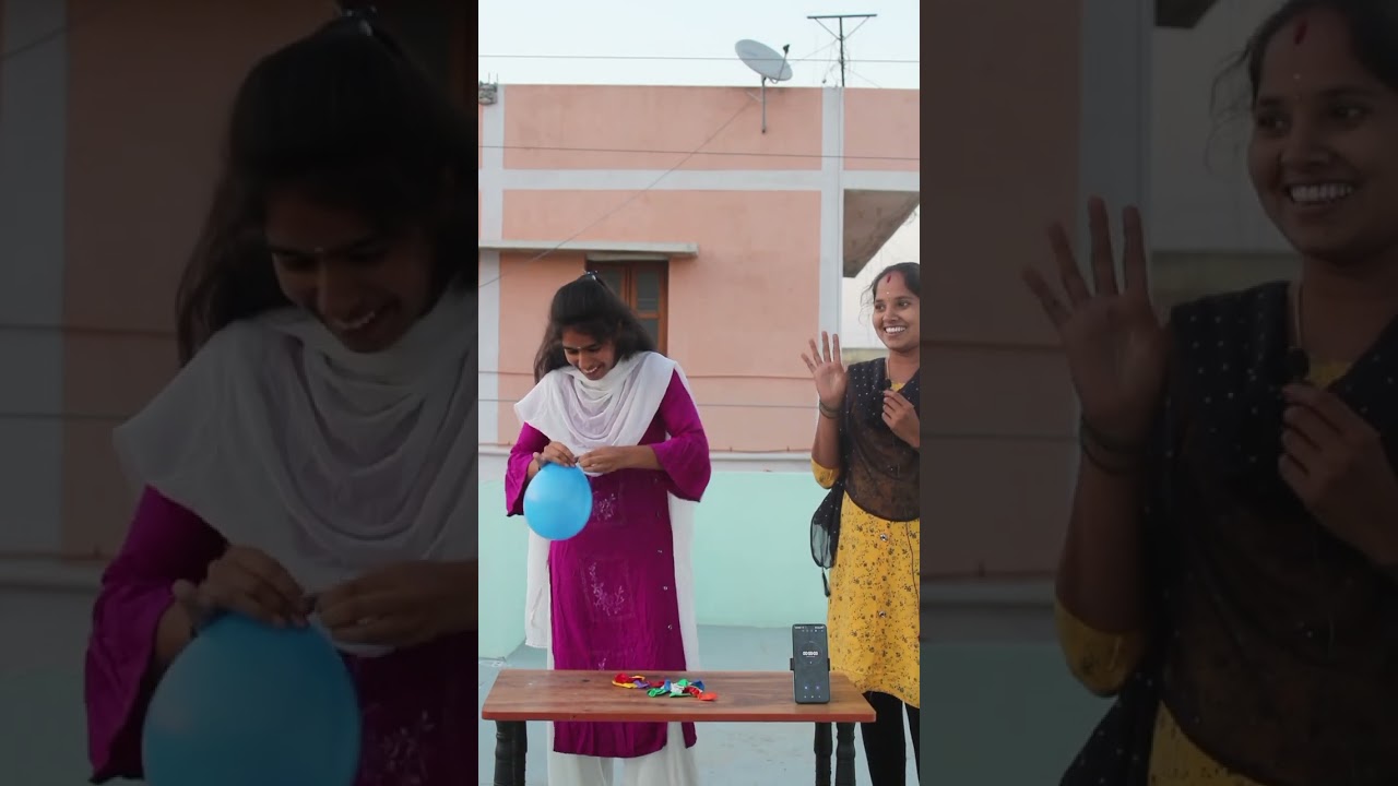 Blow the Balloon Challenge🎈||#youtube ||#challenge ||#shorts ||@thaniyoruththi133