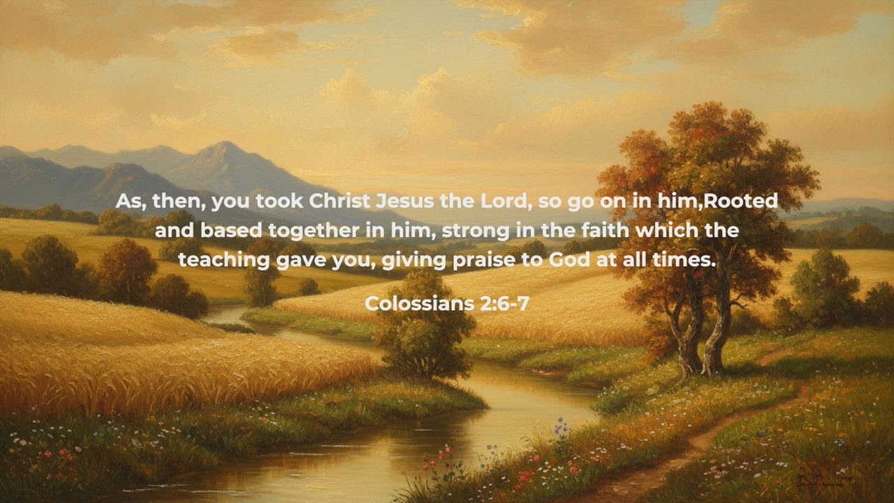 Walk in Faith | Colossians 2:6-7
