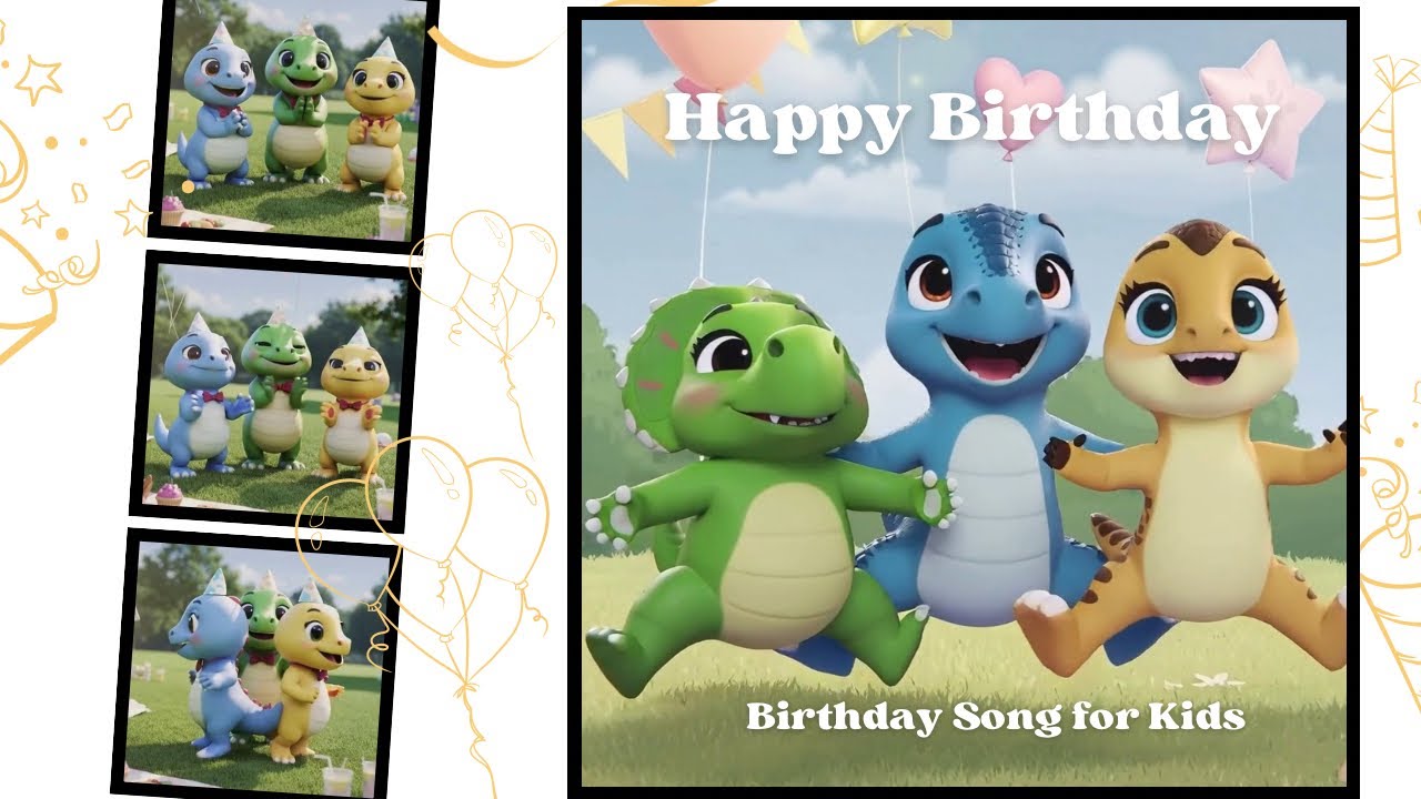 Kindergeburtstagslied 🎂🎈 | Fröhliches Geburtstagslied zum Mitsingen & Tanzen | Party Song für Kinder