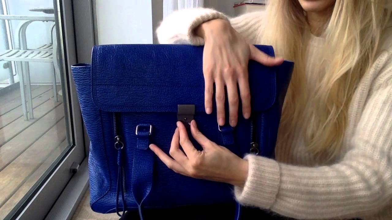 3.1 Phillip Lim Large Pashli Cobalt Blue Satchel Bag la_bonita03
