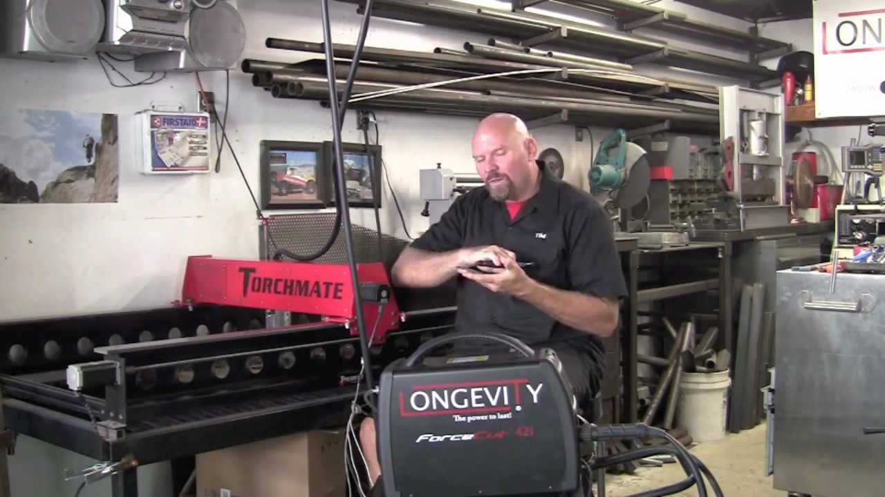 LONGEVITY FORCECUT 42i PLASMA CUTTING ON TORCHMATE 2X4 CNC TABLE ROUTER PLASMA ON 110v POWER