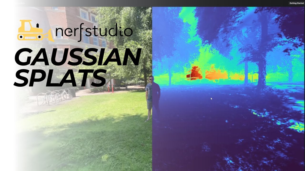 Как создать гауссовские пятна с помощью Nerfstudio