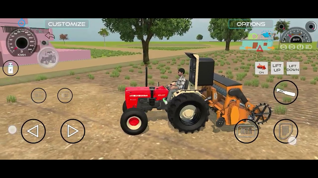 Nishu Deswal tractor game || farming nishu Deswal tractor gaming ||