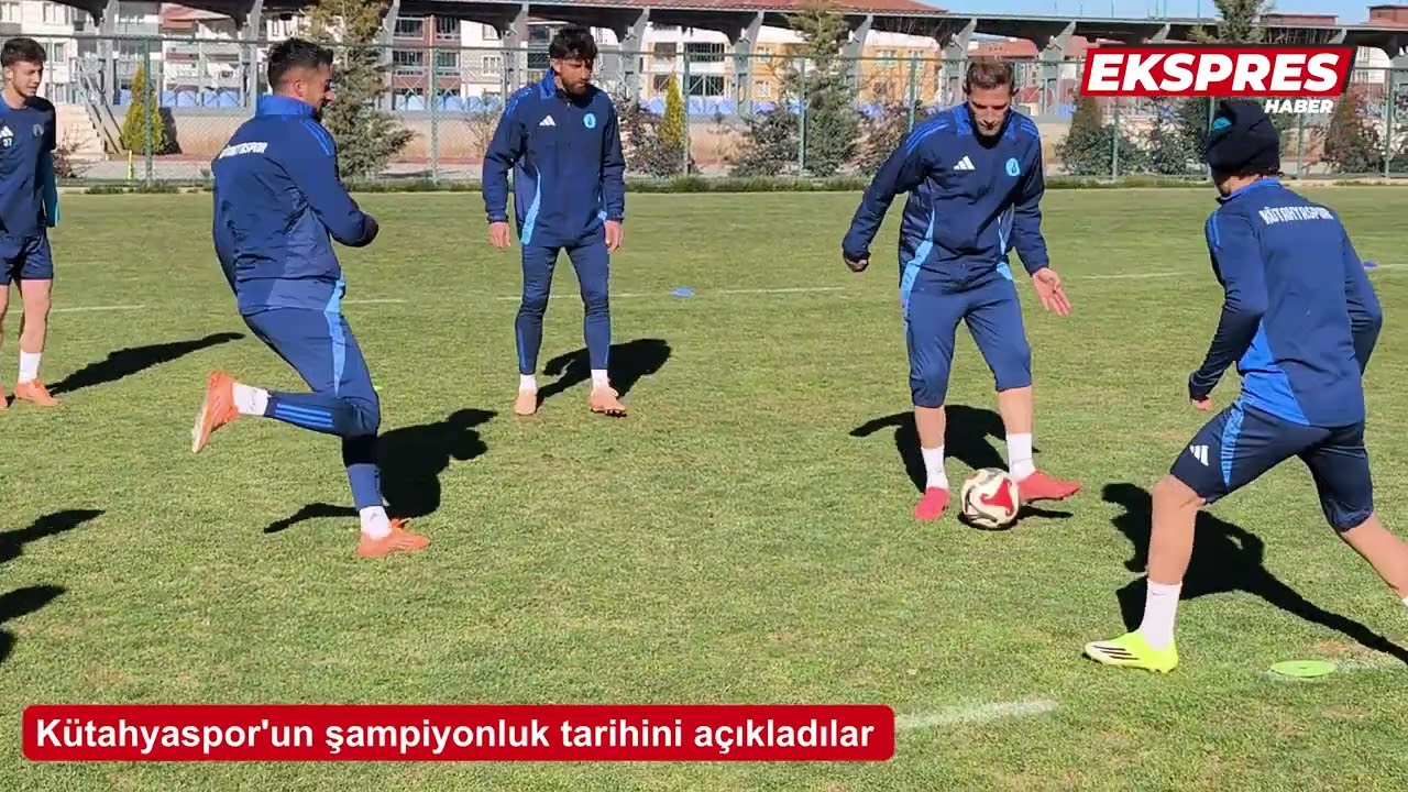 Kütahyaspor'un şampiyonluk tarihini açıkladılar