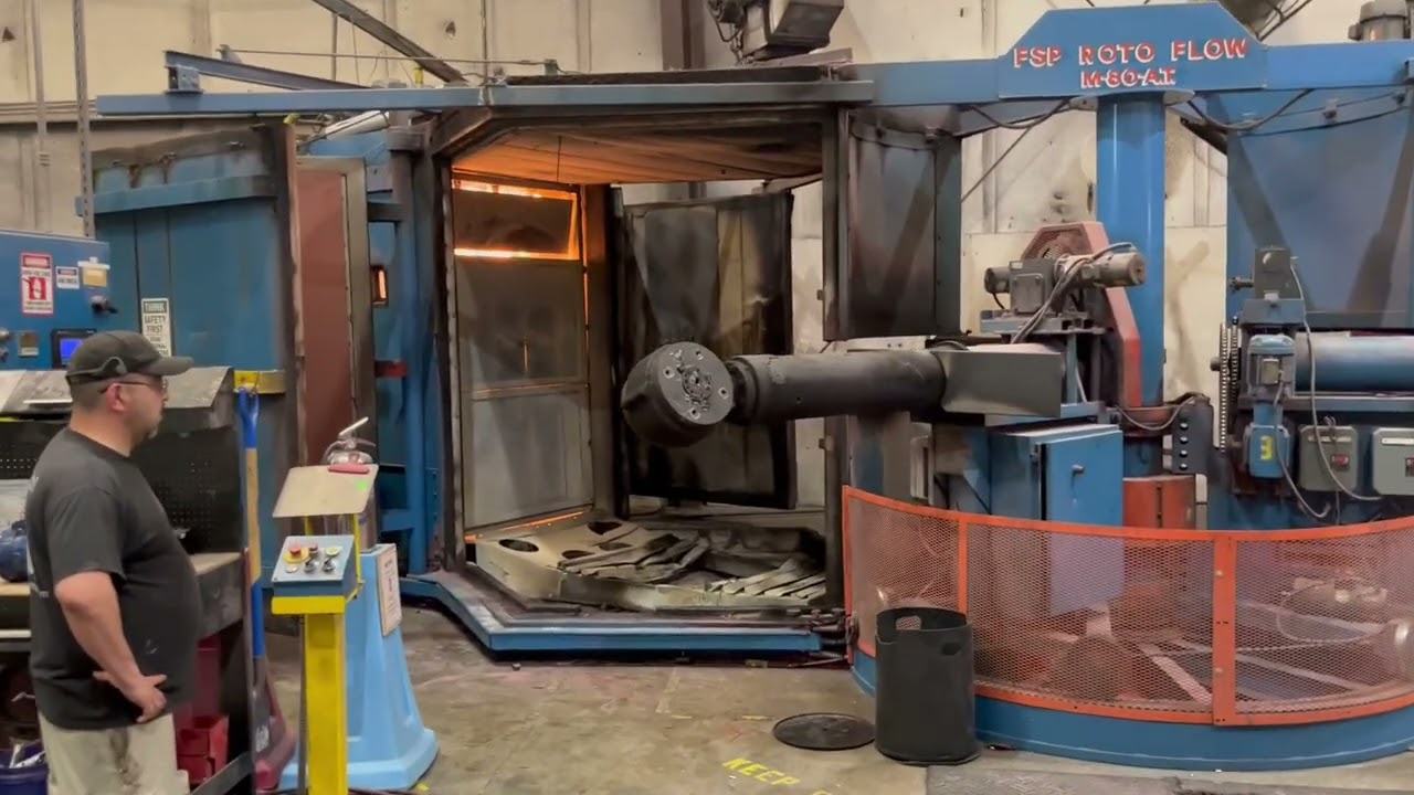 Used FSP M80 AT Carousel Rotational Molding Machine