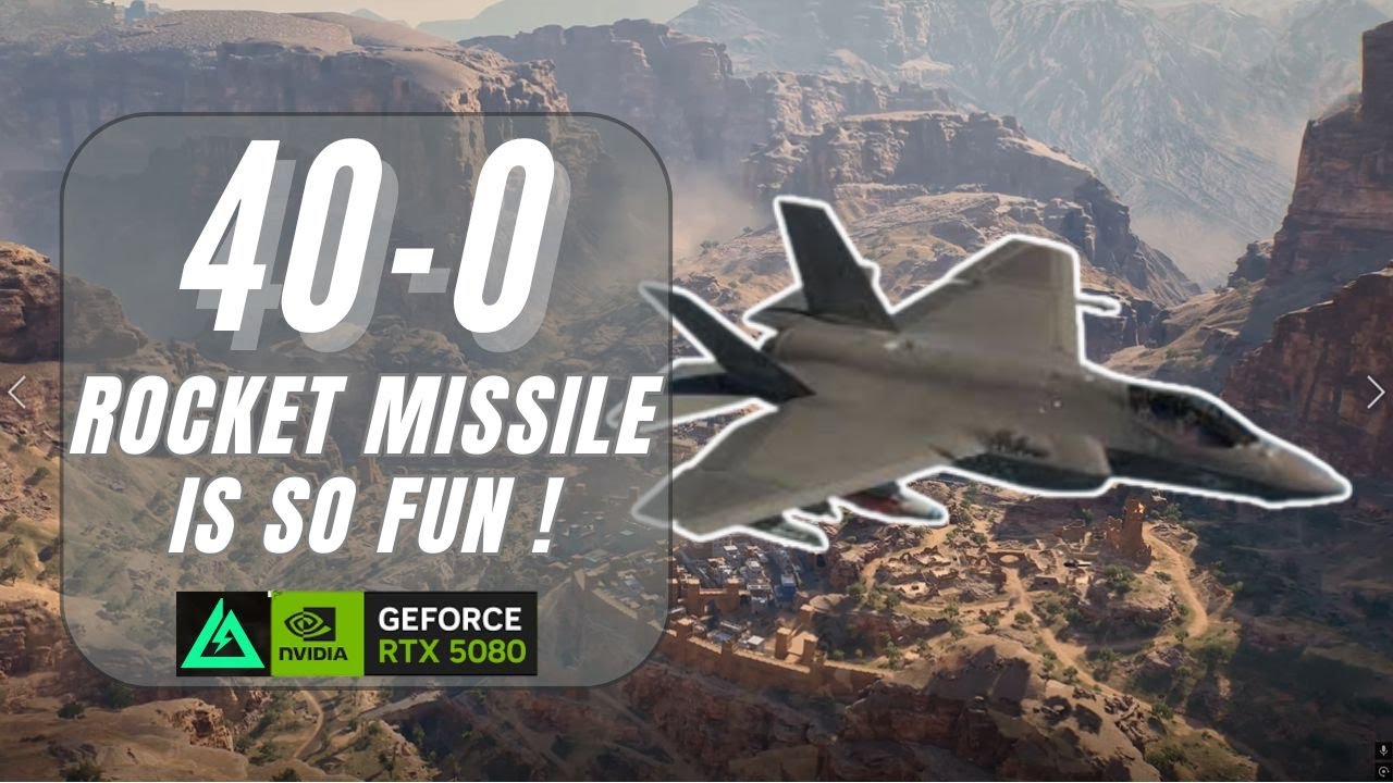 Реактивная ракета + 25-мм автопушка! Геймплей 40-0 Delta Force Jet