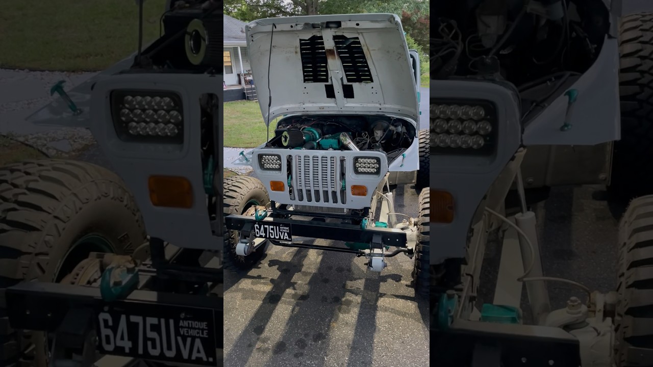 How I built my Cummins swapped YJ Jeep!  #jeep #jeeplife #cummins #diesel