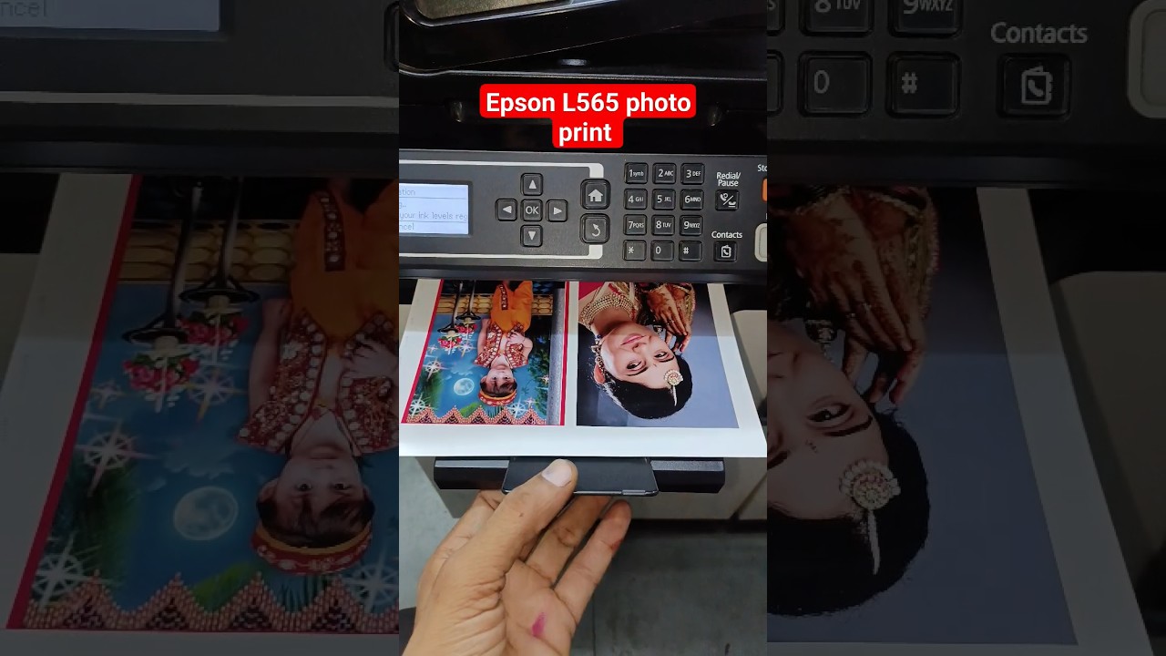 Epson L565 printer photo print  #epson
