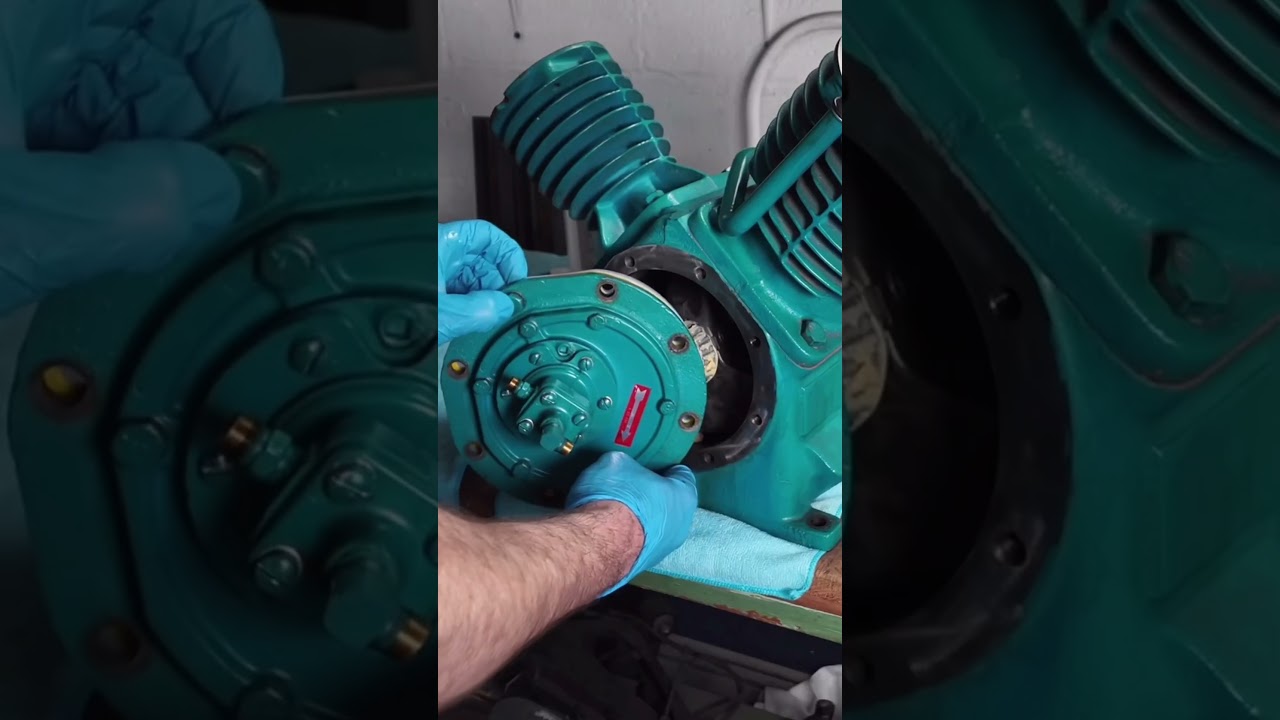 Vintage Air Compressor Rebuild Part 5 #mechanic #cars #diy #aircompressor @GEARWRENCHTools