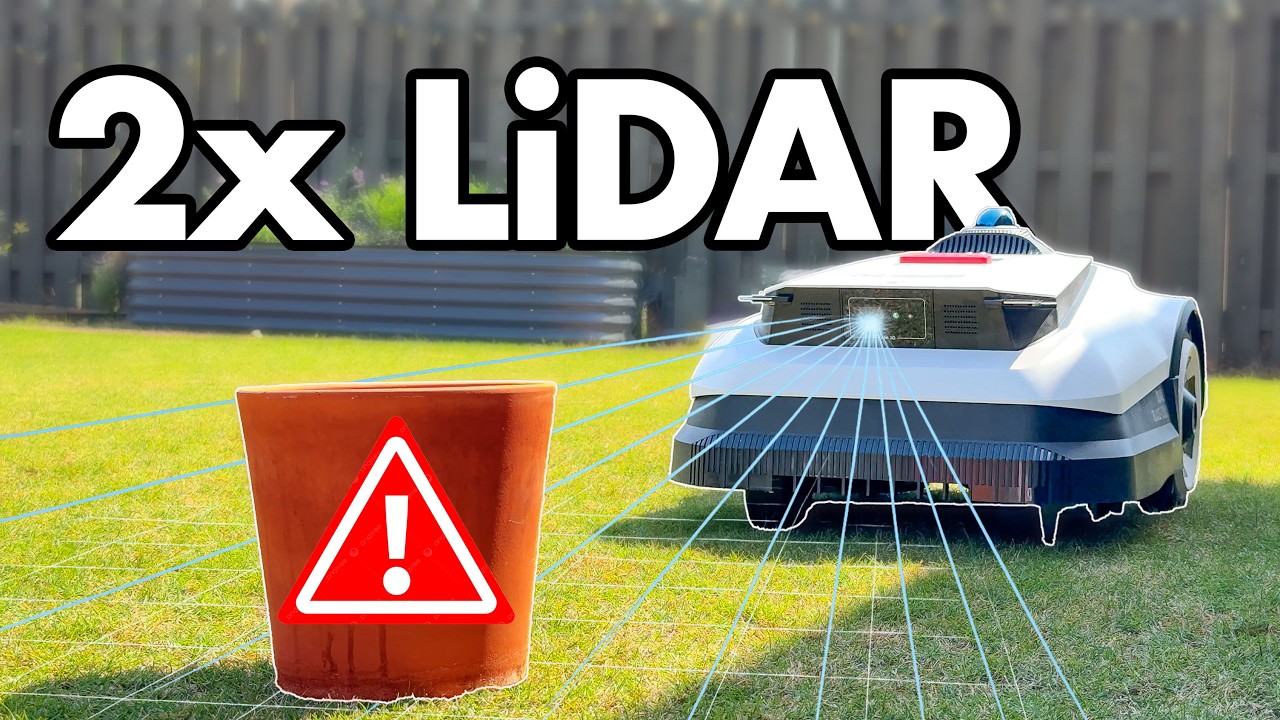 LiDAR + FPV + Dual Blades?! Meet the GOAT of Robot Mowers
