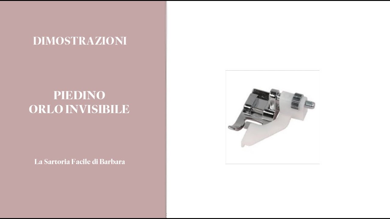 95 PIEDINO ORLO INVISIBILE