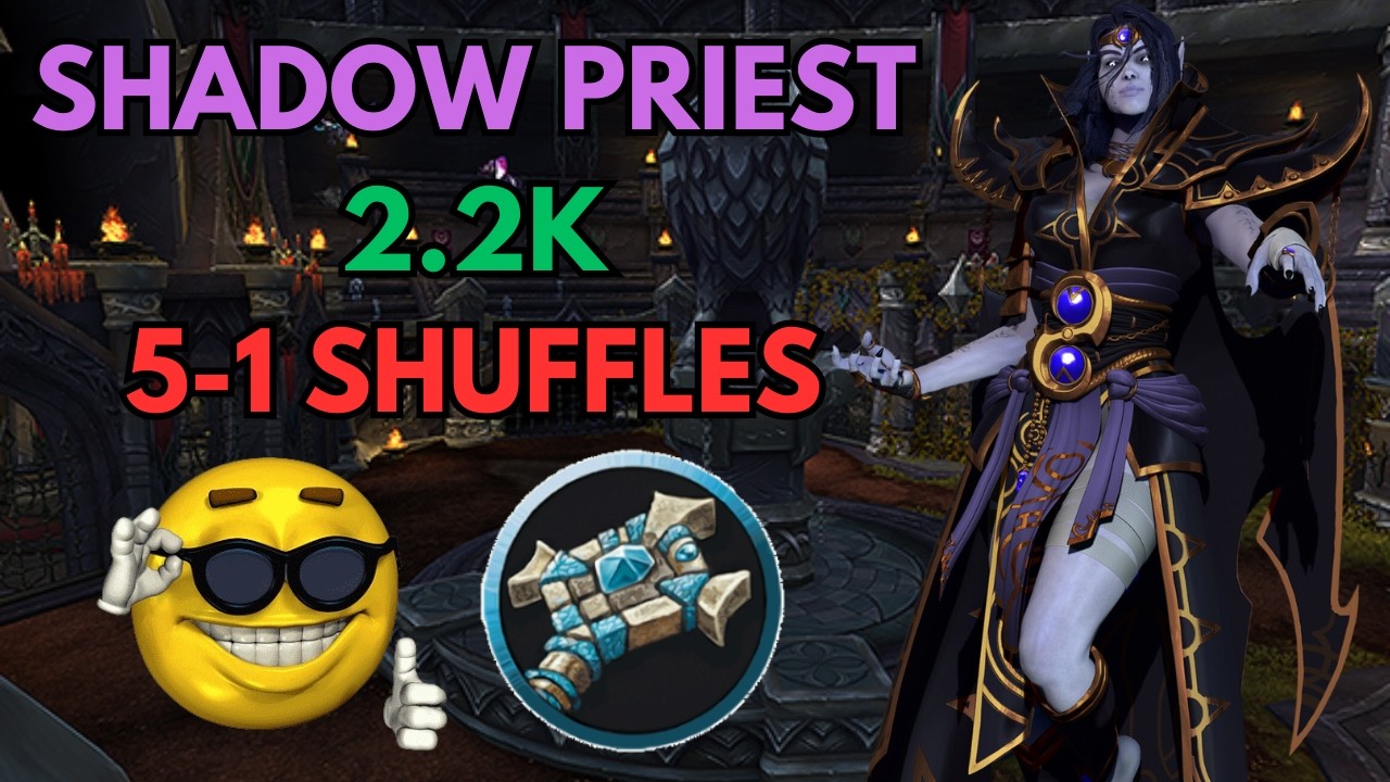 This might be my favorite spec in the game! 2.2k SHADOW PRIEST Solo Shuffle | Midnight PvP Season 1