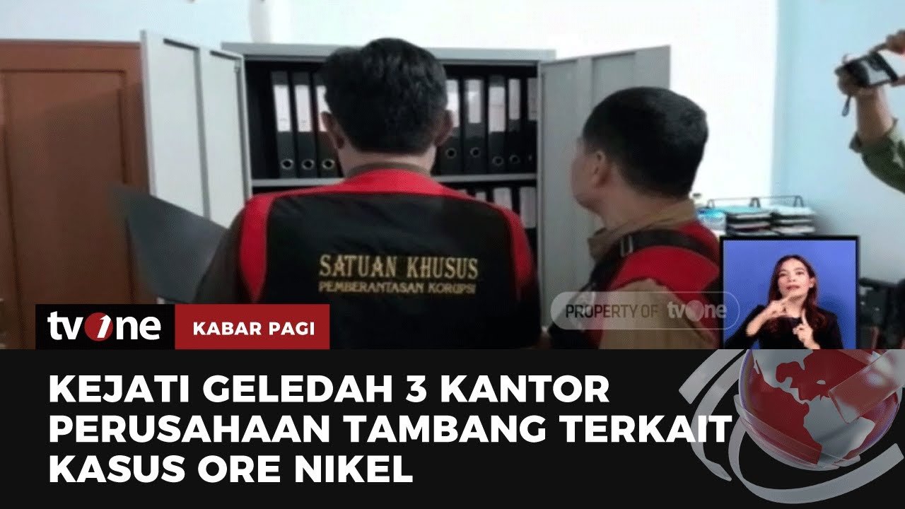 3 kantor Perusahaan Tambang Nikel Digeledah Kejati Kendari | Kabar Pagi tvOne