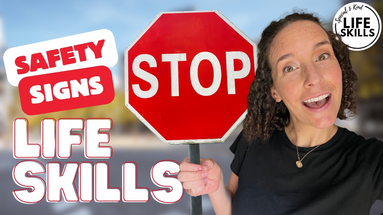 How to Cross the Street Safely at a Stop Sign for People with Special Needs