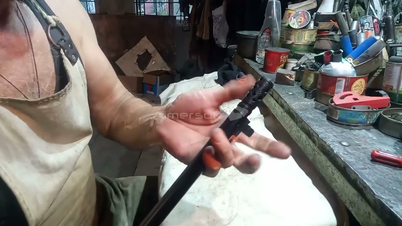 TОЗ-8M Складной приклад.