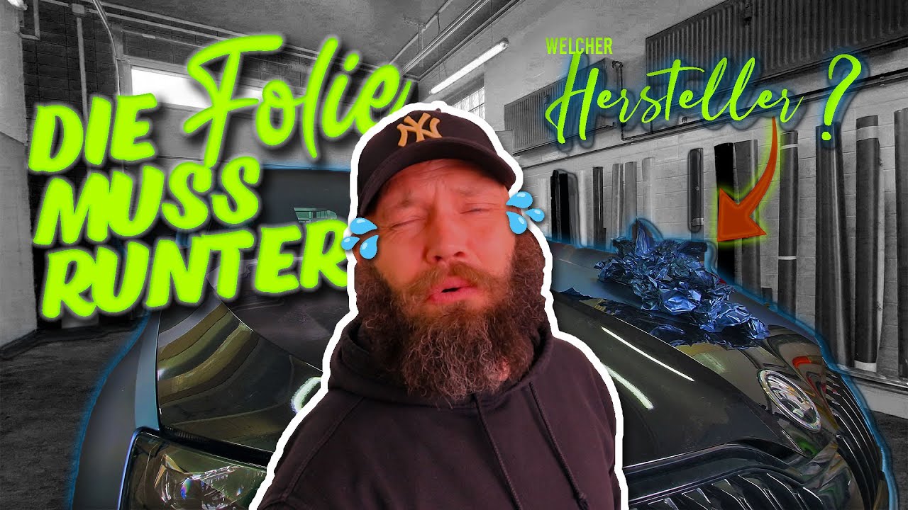 Folie entfernen vom Skoda Octavia - Wie entferne ich eine Vollfolierung - Kleber entfernen vom Auto