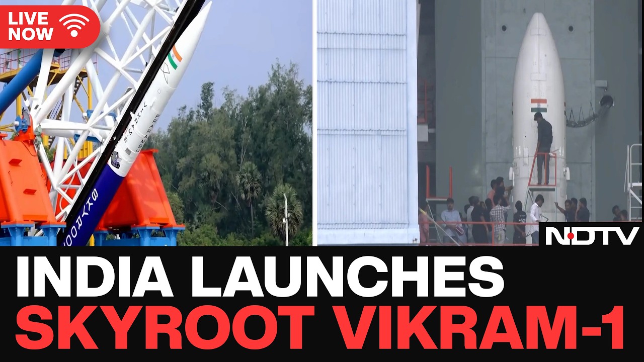 Skyroot Vikram-1 Launch LIVE | India Launches Vikram-1, First Privately Built Orbital Rocket