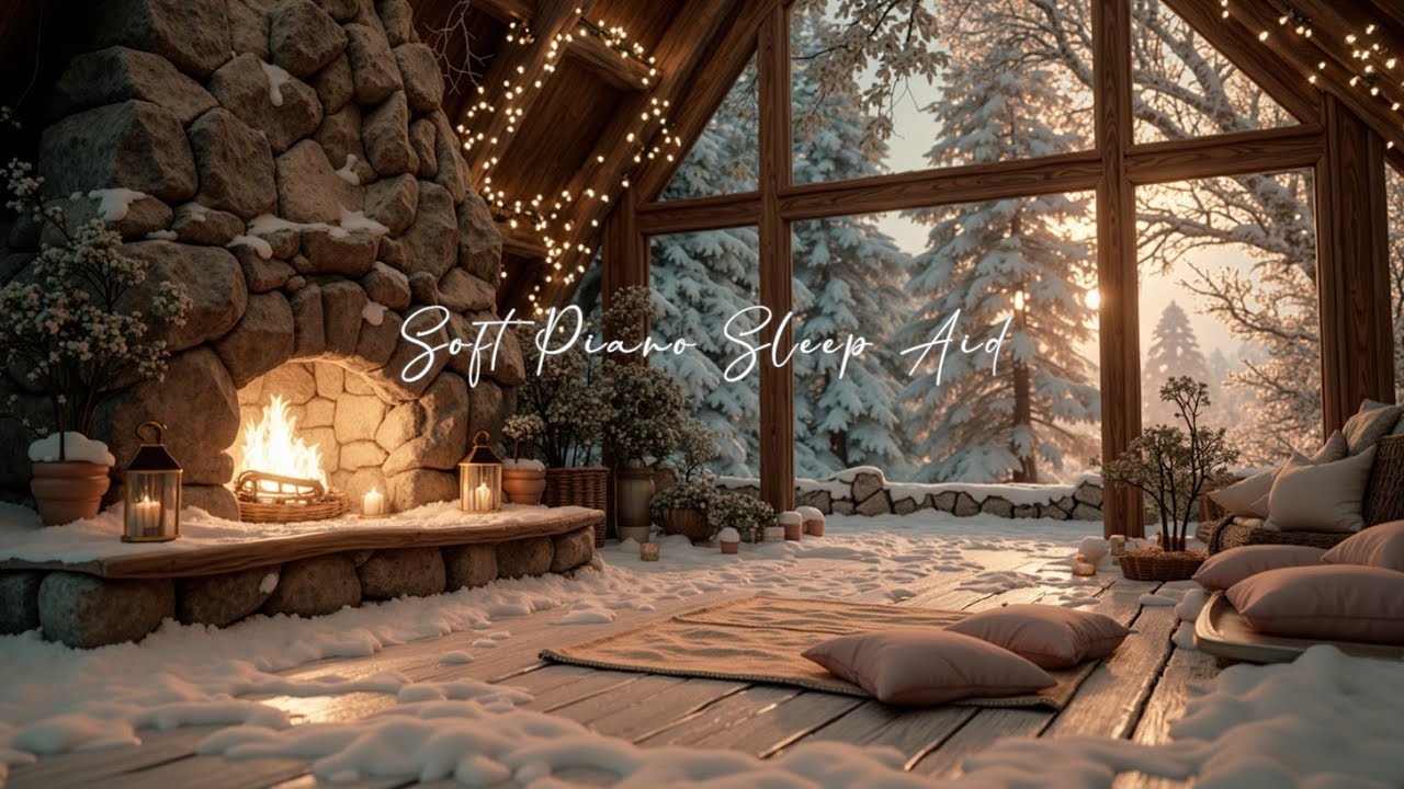 Cozy Winter Piano Music | Расслабляющая Рождественская Атмосфера для Сна и Снятия Стресса ✨
