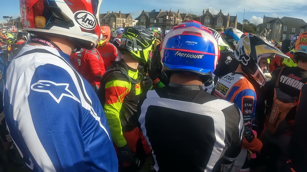 Weston beach race 2022 holding area