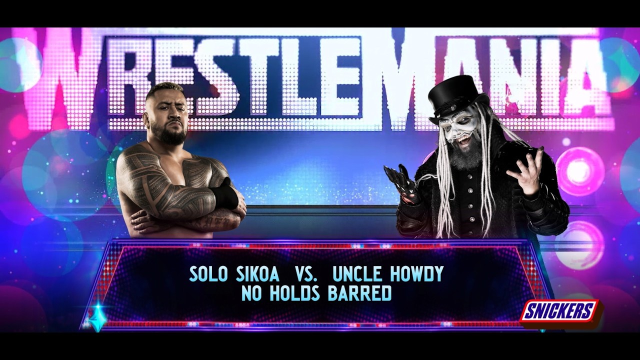 WWE 2K26 Solo Sikoa vs Uncle Howdy