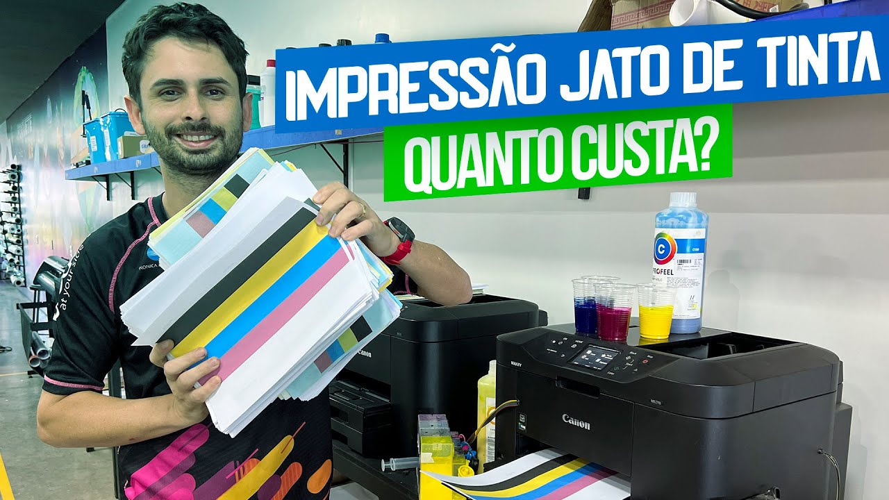 QUANTO CUSTA IMPRESSÃO A4 EM JATO DE TINTA - NA PRÁTICA