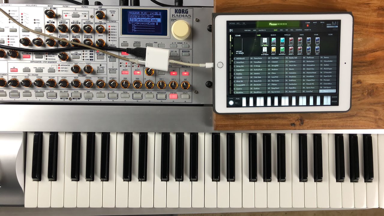 KORG iM1 - Let&rsquo;s Explore Some The Amazing Sounds - Brilliant For Soundtracks - iPad Live