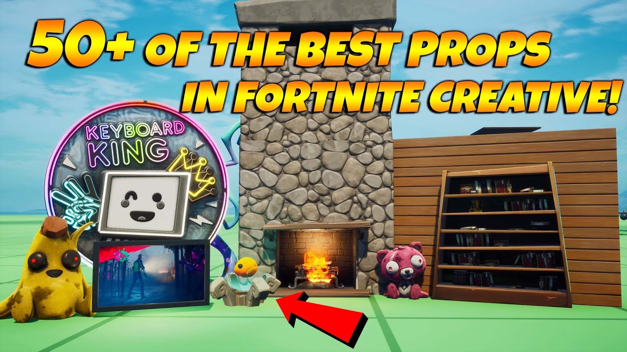 All The Best Items In Fortnite Creative! 50+  Props with Secret Abilities, features And More!
