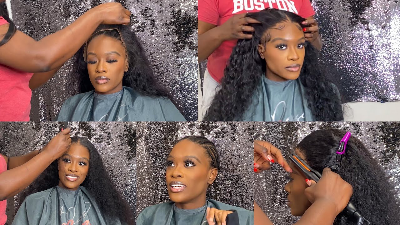 NO BALD CAP METHOD | MUST SEE BEGINNER FRIENDLY TRANSPARENT LACE FRONTAL WIG INSTALL