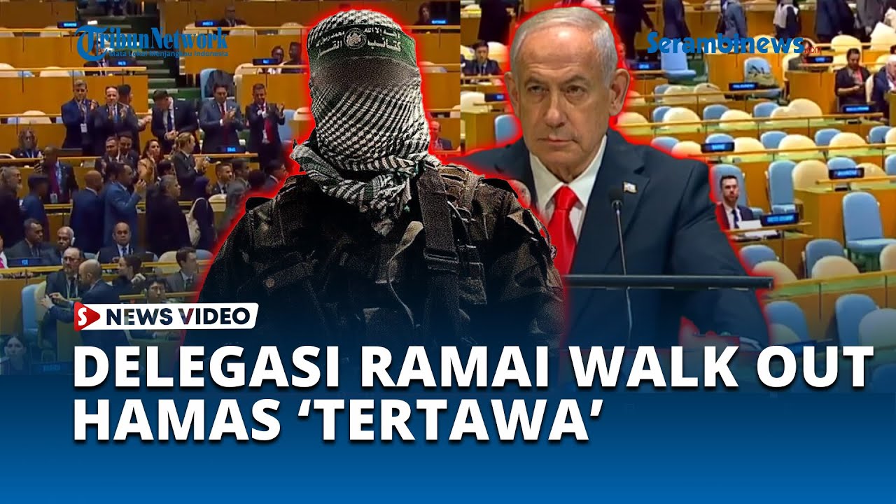 Hamas Puji Delegasi yang Keluar Saat Netanyahu Pidato di Majelis Umum PBB