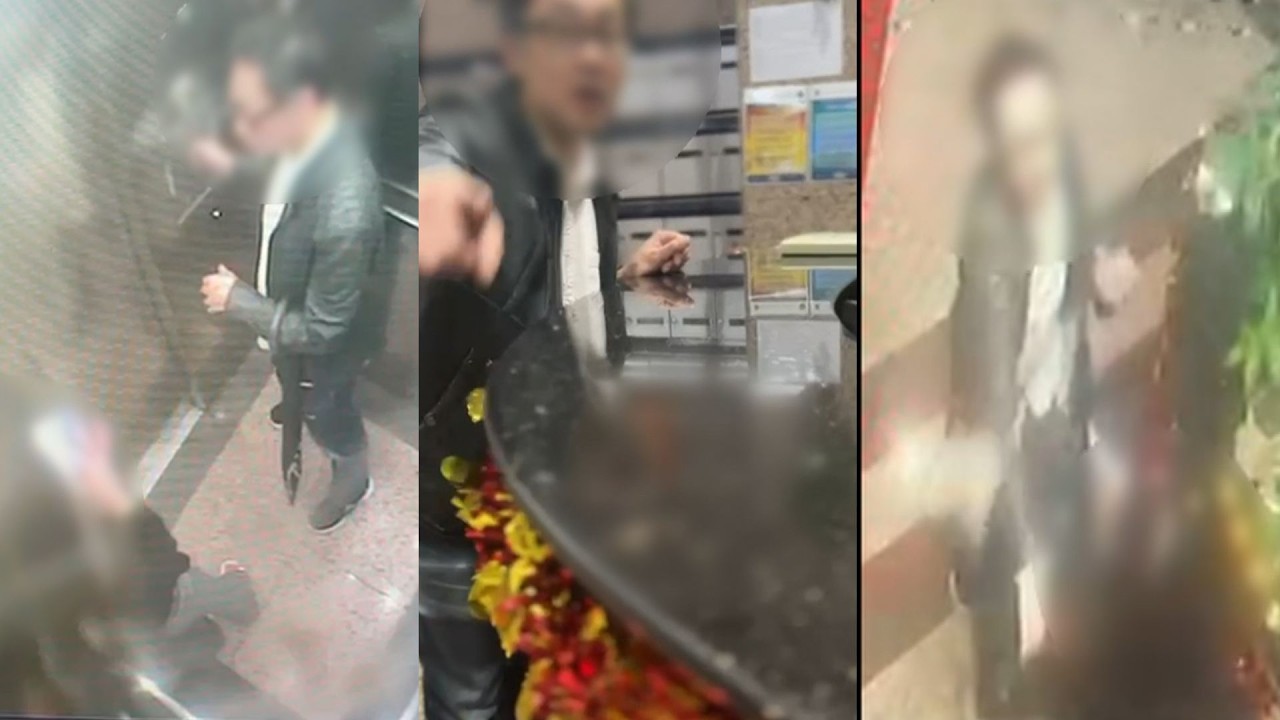 東張西望｜醉酒佬清晨尾隨美女返公司門口 聞報警發惡打人毀CCTV逃去｜醉酒佬｜尾隨美女｜發惡打人｜諾士佛台大斜路｜梁菁琳