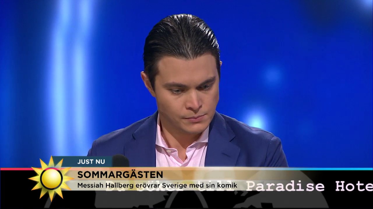 Stand up-stjärnskottet Messiah Hallberg: 