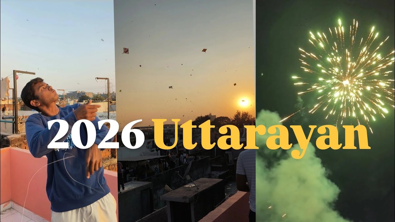 2026 uttarayan mein ahmedabad mein kiya huaa 😱😱