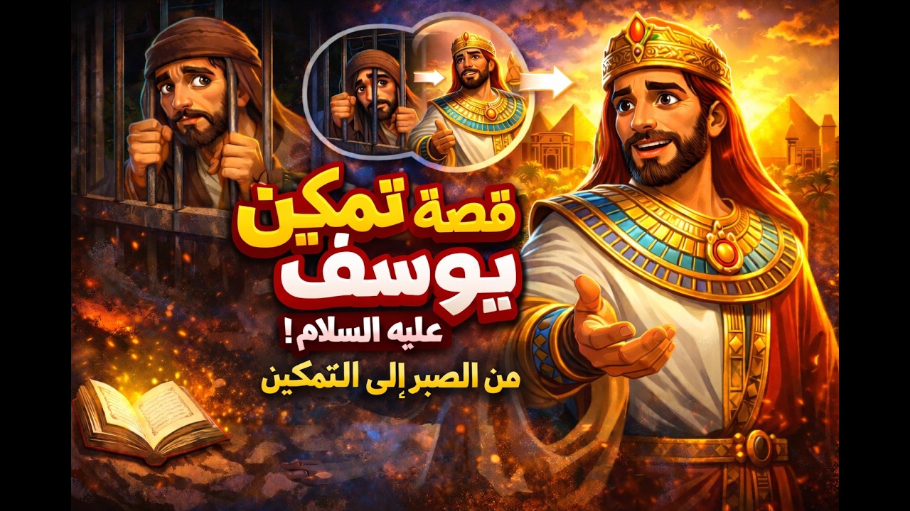 قصة يوسف عليه السلام | من زنزانة السجن إلى حكم مصر!