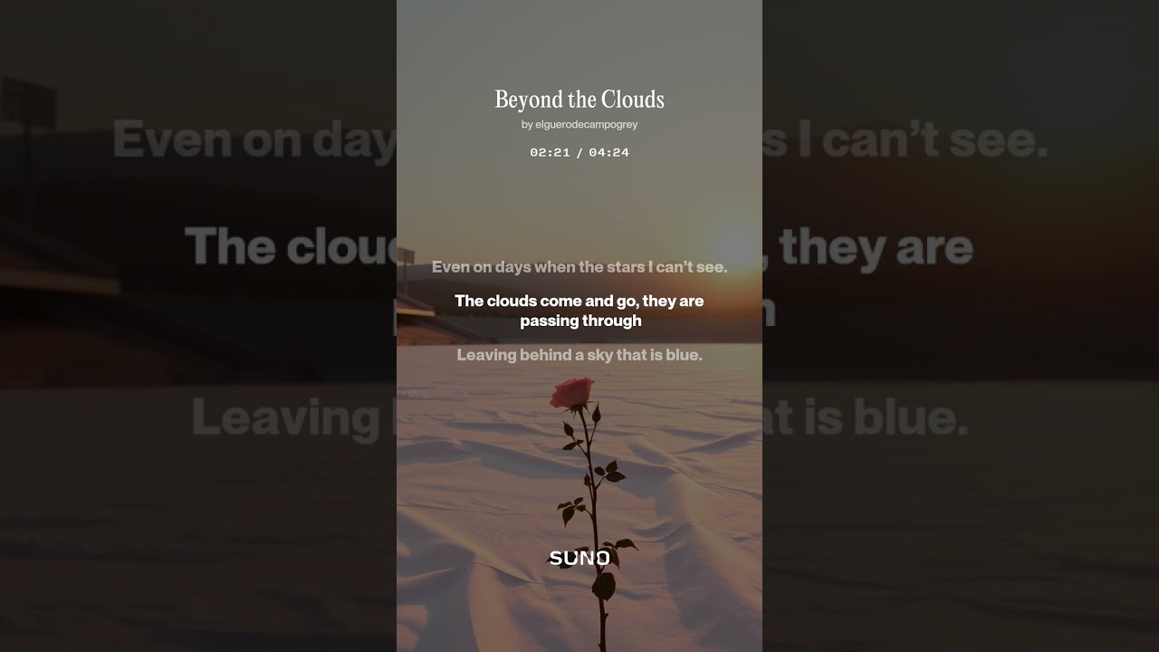 Beyond the Clouds